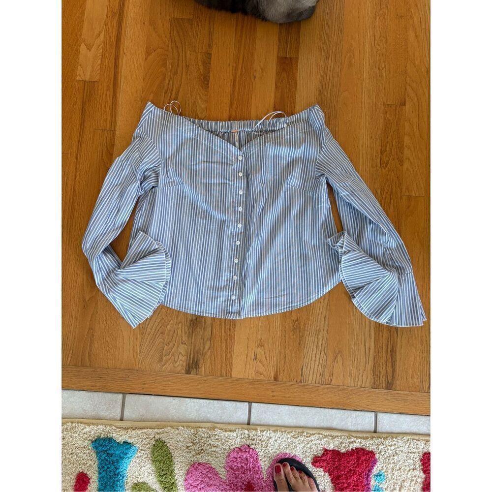 Free People March To The Beat Off Shoulder Top